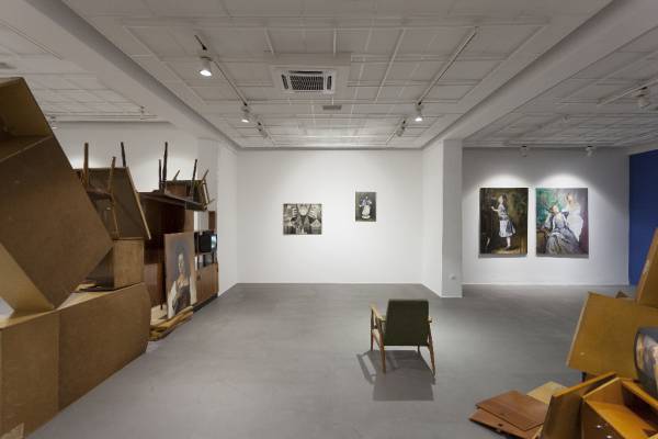 Ewa Juszkiewicz, The Descent Beckons, exhibition view, Bielska BWA Gallery, 2015