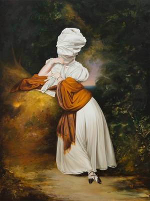 Ewa Juszkiewicz, Untitled (After Franz Xaver Winterhalten), 180 x 135 cm, 2017.