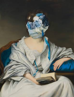 Ewa Juszkiewicz, 'Untitled (after Alexander Roslin)', oil on canvas, 130x100 cm, 2018
