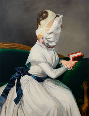 Ewa Juszkiewicz, 'Untitled (after Elizabeth Vigee Le Brun)', oil on canvas, 150x115 cm, 2019